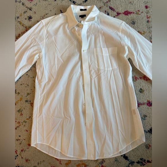 Jcrew Men’s White Slim Fit Button Down Size M - Picture 2 of 3